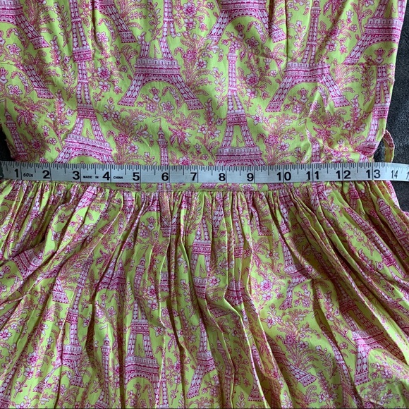 SOLD | Bernie Dexter | Women’s Small | Rose Dress Lemonade Eiffel Tower - Picture 8 of 9